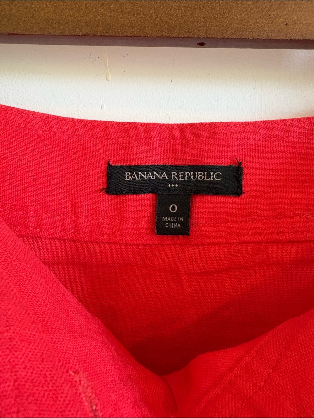 Banana Republic Pink A-Line Linen Blend Mini Skirt - 0 - Picture 4 of 8